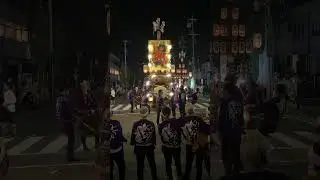 令和7年　桑名石取祭　曳き別れ　東矢田町　#桑名　#石取祭　#桑名石取祭　#本楽　#渡祭　#祭り　#三重県　#北勢　#祭車　#三重県 ユネスコ無形文化遺産　#日本一やかましい祭