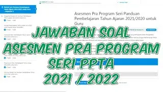 Jawaban Soal Asesmen Pra Program Seri Panduan Pembelajaran Tahun Ajaran 2021 2022