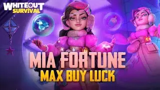 MAX BUYING MIA FORTUNE 🔮⭐ FIRE CRYSTAL SPREE 🔥 화이트아웃 서바이벌  #whiteoutsurvival