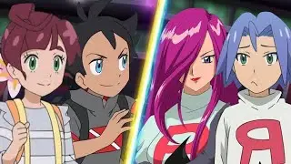 Pokemon Battle: Goh and Chloe Vs Jessie and James (Team Rocket)