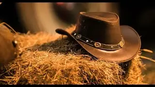 Western 1800s style cowboy camping gear