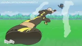 fight animation chou vs badang