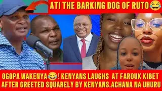 OGOPA WAKENYA😂💥.FAROUK KIBET RECEIVES PROPER GREETINGS FROM KENYANS AFTER THREATENING UHURU KENYATTA