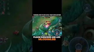 YUZHONG: HOW TO WIN LEVEL 1 FIGHT WITH ANYONE | YUZHONG EXP LANE GAMEPLAY | #mlbb