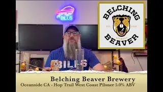Обзор пива Belching Beaver Hop Trail West Coast Pilsner PopDarts