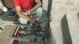 Power tiller cum weeder || How to make frame || Part - 2||ANYTECH SOLUTION- Ashwin Dangi