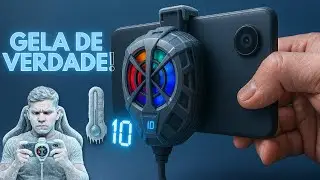 Esse COOLER para CELULAR realmente FUNCIONA? Cooler FS09 com Placa Peltier e RGB!
