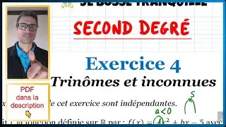 📝PDF | EXO TYPE DS 21 | Second degré