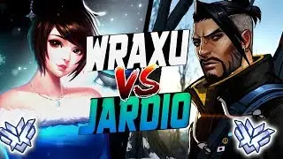 WRAXU PRO HANZO VS JARDIO BEST MEI AND XQC! [ OVERWATCH SEASON 8 TOP 500 ]