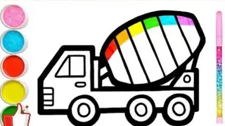 Teaching drawing for adult children / learn to draw a car