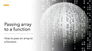 BeezMind C++ Programming - Passing array to function