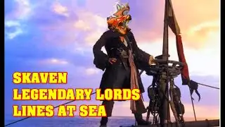 Skaven Legendary Lords Lines at Sea. Total War Warhammer 2