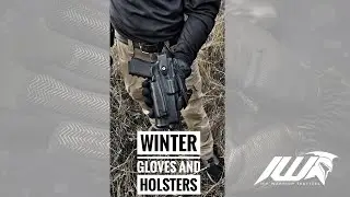 Ice Warrior Tactical - Mammoth V2 winter gloves and holsters