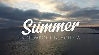 Newport Beach Aerial View, Socal California.