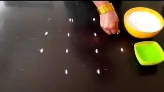  தை சனி கோலம்🌸 3*2 dots thai sani special kolam🌸 Aduppadi