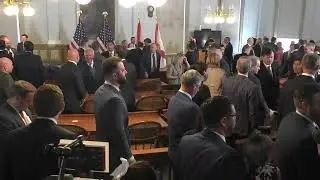 Governor DeSantis swears in James Uthmeier as Florida's new Attorney General.