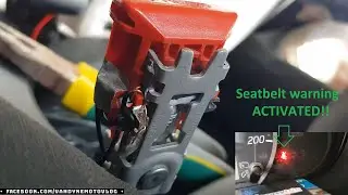 How to activate/install seatbelt alarm (low budget DIY) (Eng subbed)