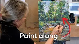 Advanced Landscape Painting Techniques | Full Step-by-Step Tutorial with Masha