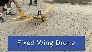 Fixed Wing Drone Flying at Chappar Chiri | AIOTIZE |
