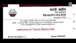 Bharti college Non Teaching Vacancies Exam updates #nonteachingvacancy #delhiuniversity
