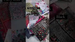 Pretty Kani Jamawar Print viscose stoles by Stole & Yarn