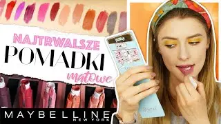 Jak nakładać i jak zmywać pomadki Maybelline Super Stay Matte INK + 🎁ROZDANIE🎁
