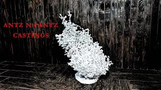 T Rex // Jurassic Fire Ant Mound Casting // ASMR Aluminum Art Sculpture
