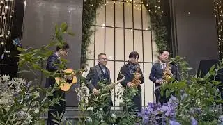 결혼식축가(별빛같은 나의 사랑아)/오른쪽부터 손진수(알토-혼주),박근호(알토),정태원(테너),우주성(기타)