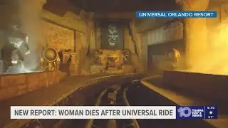 Woman dies after riding Universal Orlando roller coaster, report says