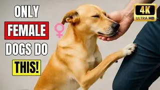 8 SUPER Weird Things ONLY Female Dogs Do For Their Owner!