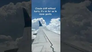 Cuddling Clouds  #clouds #flight #relax