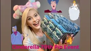 Cinderella 70th Anniversary Pin Event Haul and Mystery Pin Unboxing! 15 BOXES 😱