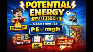 Potential Energy | Class 9 Science Physics | Work, Energy & Power | NCERT Explained