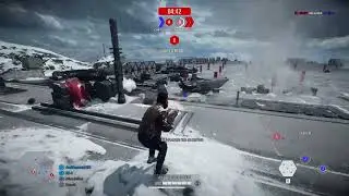 SWBF2: Instant Action Mission (Attack) Resistance Starkiller Base Gameplay
