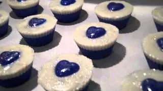 CBV 'Blueberry Cheesecake' Soap Tarts out of mold and ready to go!