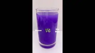 Satisfied Mauve and Sky Blue Mixing #satisfyingvideo #colourmixing #artreels