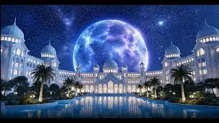 Explore a City Among the Stars | 4K Tour of a Celestial AI Palace
