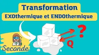 👩&zwj;🔬Transformations endothermiques et exothermiques - CHIMIE - SECONDE