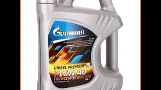 Моторное дизельное масло Gazpromneft Diesel Premium 10W40 CI4 SL, 4л