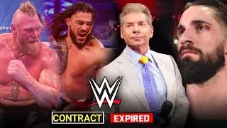 WWE Superstars Contract Expired Date ?!, Roman Reigns & BROCK Lesnar Contract details 2022