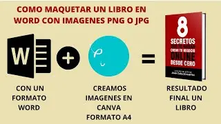 Como Maquetar un libro en WORD con Imágenes PNG o JPG