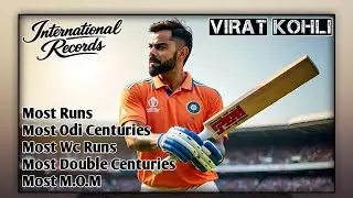विराट कोहली के अंतराष्ट्रीय रिकॉर्ड,  Virat Kohli International Record, Virat Kohli Facts, #Pen&copy;