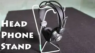 How to make a Headphone Stand using a Clothes Hanger