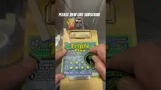 Triple play, scratch off ticket Louisiana lottery ￼