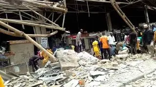 FCTA Demolished UTC shopping complex Area 10 Abuja Nigeria. June 3, 2023.