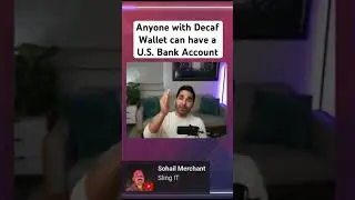 Decaf allows users to have a US bank account to receive payments which convert to USDC.