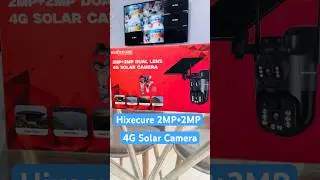 Hixecure 2MP+2MP Dual Lens 4G Solar Camera Configuration | Unboxing | Model- HFX-SDV21T21L3-SLR-4G