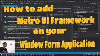Pinoy Programmer | C# Tutorial - How to use WinForms Modern UI Metro Framework