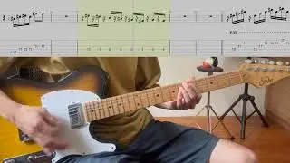 Tom Misch - Red Moon (Guitar cover with tab)