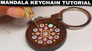 MAKE YOUR OWN MANDALA PENDANT / KEYCHAIN! IT'S EASY!